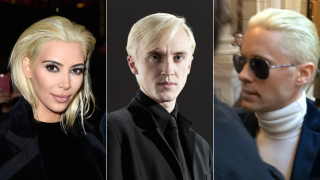 Illustration for article titled Kim Kardashian and Jared Leto Both Dye Their Hair Platinum Blah